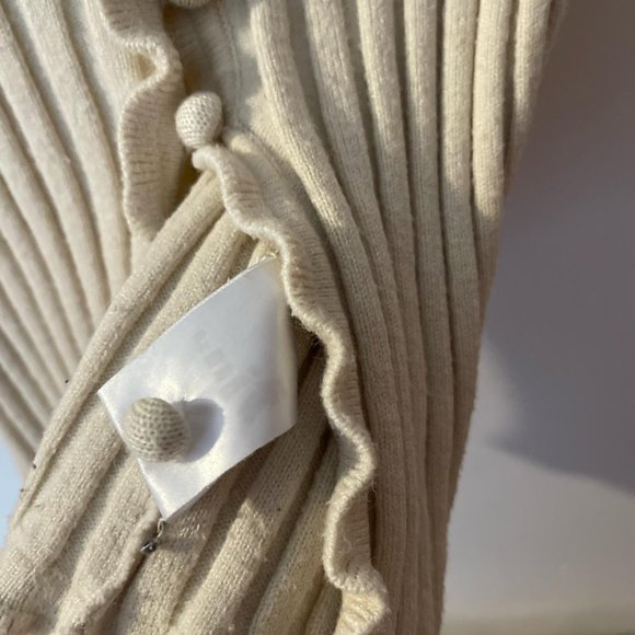 UNIF Womens Cream Crop-top - Picture 3 of 5